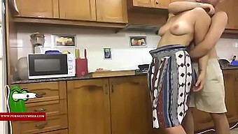 Steamy Kitchen Encounter Leads To Intense Oral And Fingering Orgasm