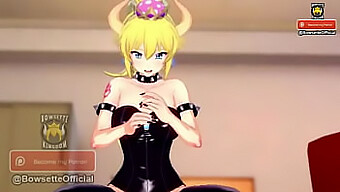 Verifierad Profilflickvän Guidar Bowsette Handjob