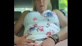 Wife Reaches Orgasm And Cums In Public Car