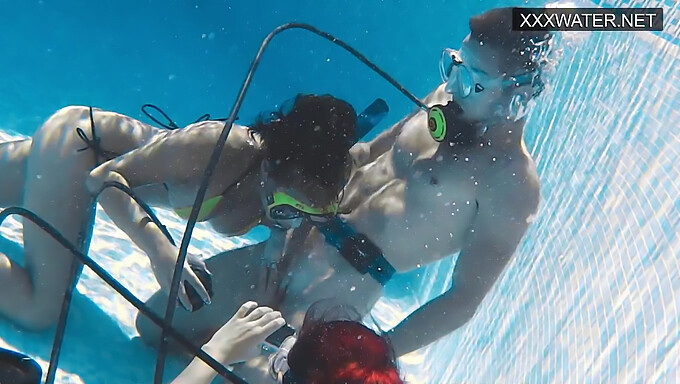 Aventura À Beira Da Piscina De Polina Com Amante Bem-Dotado