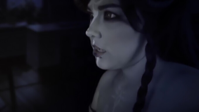 Kimber Woods Invokes A Demoness In Sensual Asmr Video