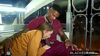 Brunette Beauty Submits To Rough Domination By Big Black Cock